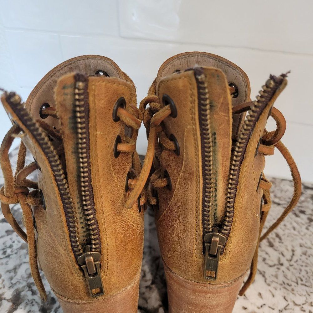 ANTHROPOLOGY BASKE California Leather Bootie size 7.5 - Picture 6 of 10
